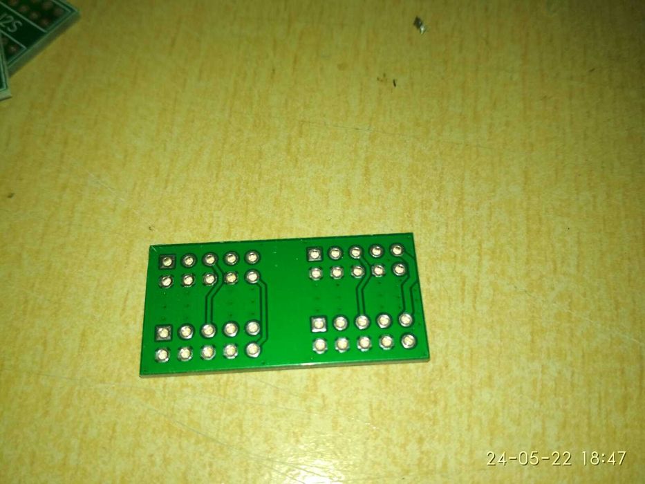 Переходник для ЦАП AH-D6v2 и подобных печатная плата