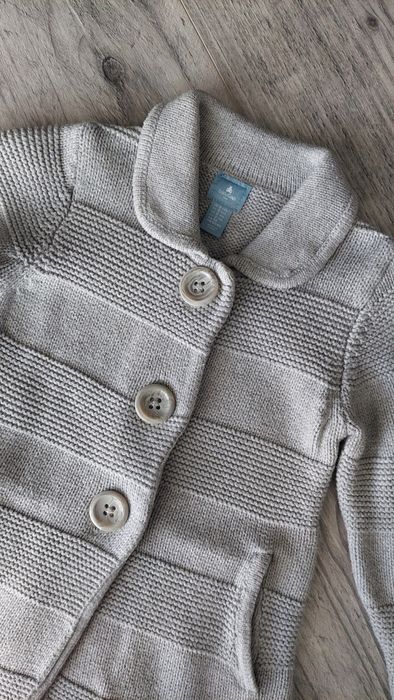 Ciepły rozpinany sweterek Baby GAP r. 92