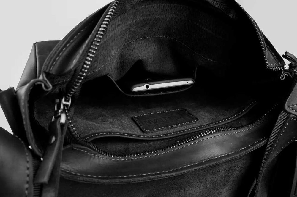 Мужская кожаная сумка через плечо А4, ручная работа, для документов