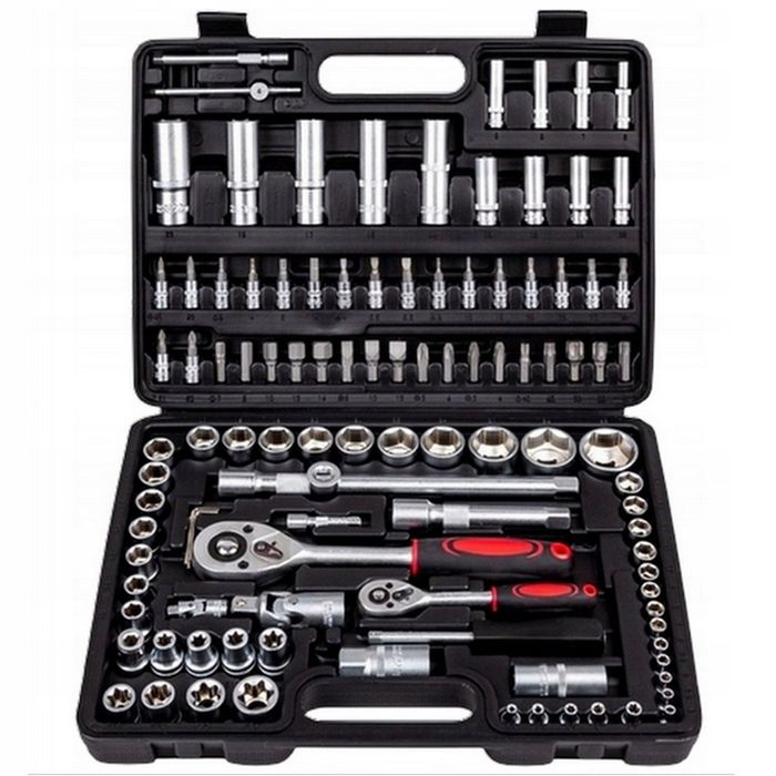 Zestaw Kluczy Nasadowych Narzędzi Klucze Nasadowe Torx Walizka Bity 10