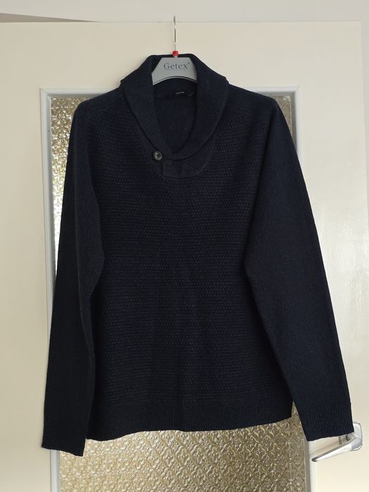 granatowy męski sweter George rozmiar L ok. 52