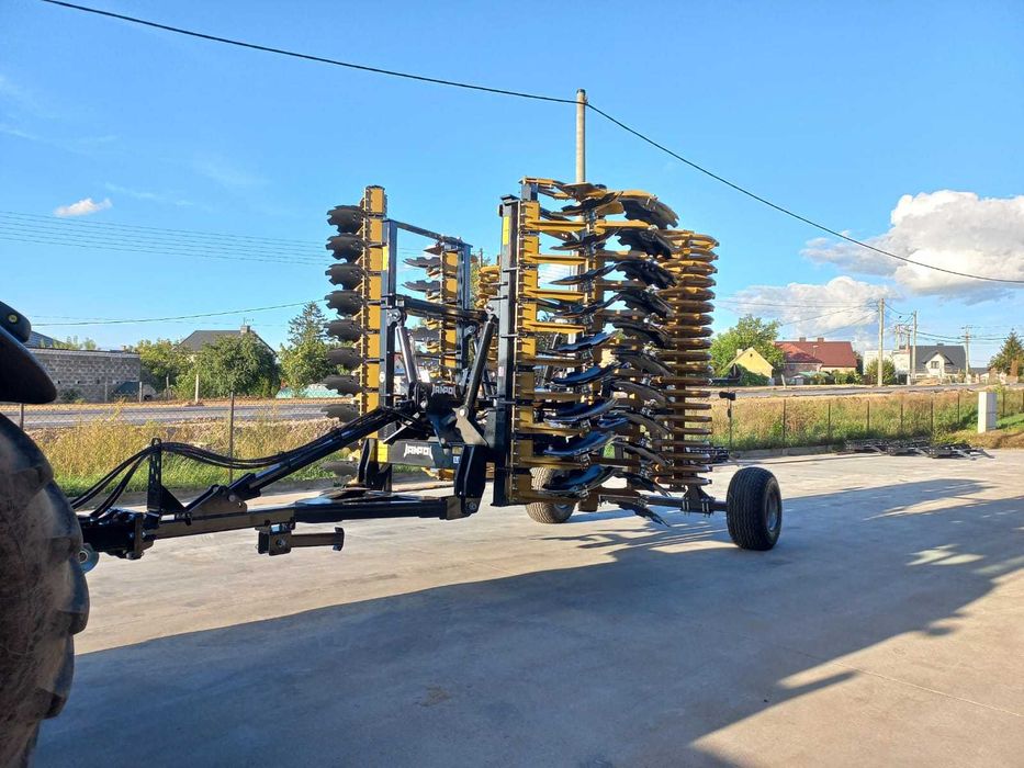 Brona talerzowa hydrauliczna JANPOL SHREK 4m 560 talerz daszek 600