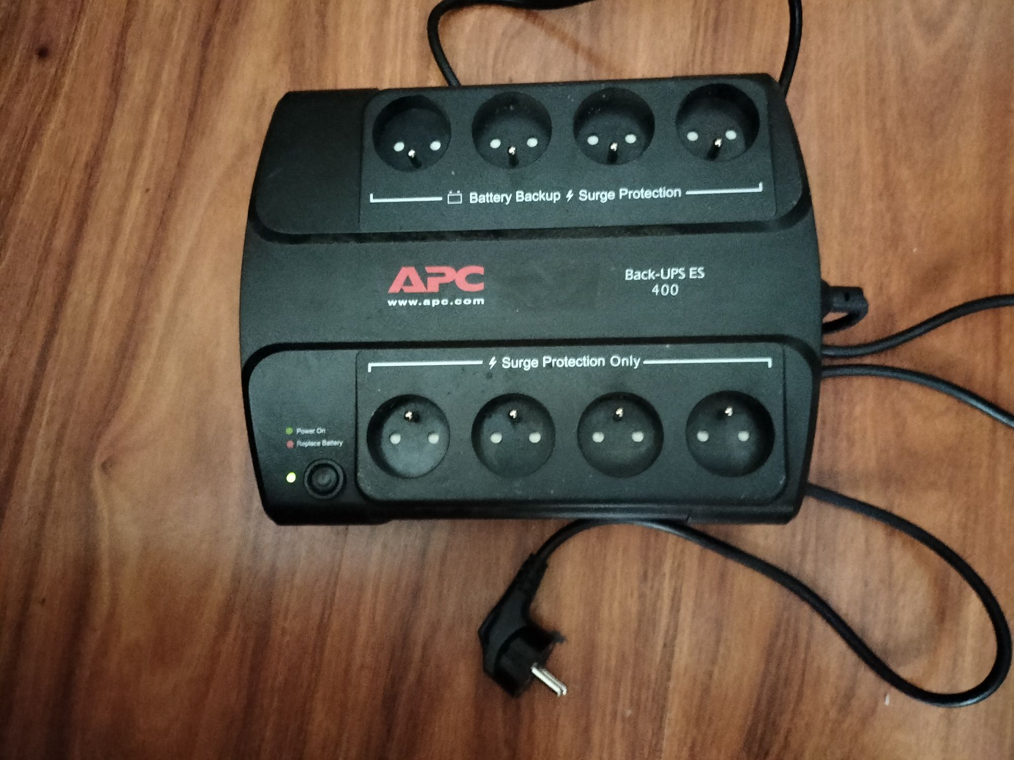 Zasilacz awaryjny listwa APC Back-UPS ES 400VA + AKU