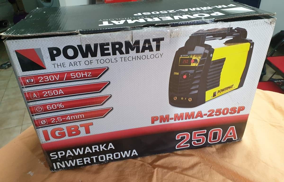 Máquina de soldar a eletrodo POWERMAT PM-MMA-250SP