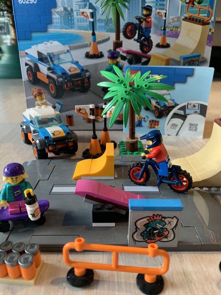 Lego City 60290 Skatepark kompletny zestaw