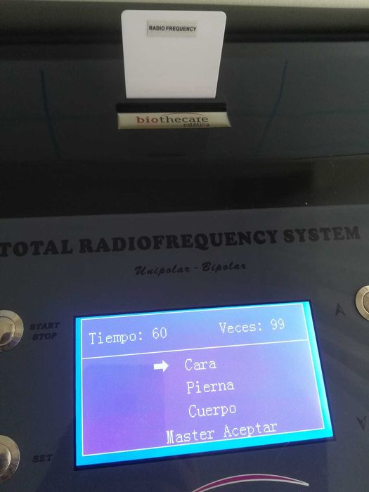 Máquina de Radiofrequência de rosto e corpo
