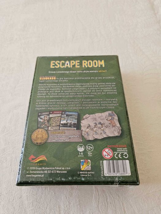 Gra karciana - Escape room - Tajemnica Eldorado