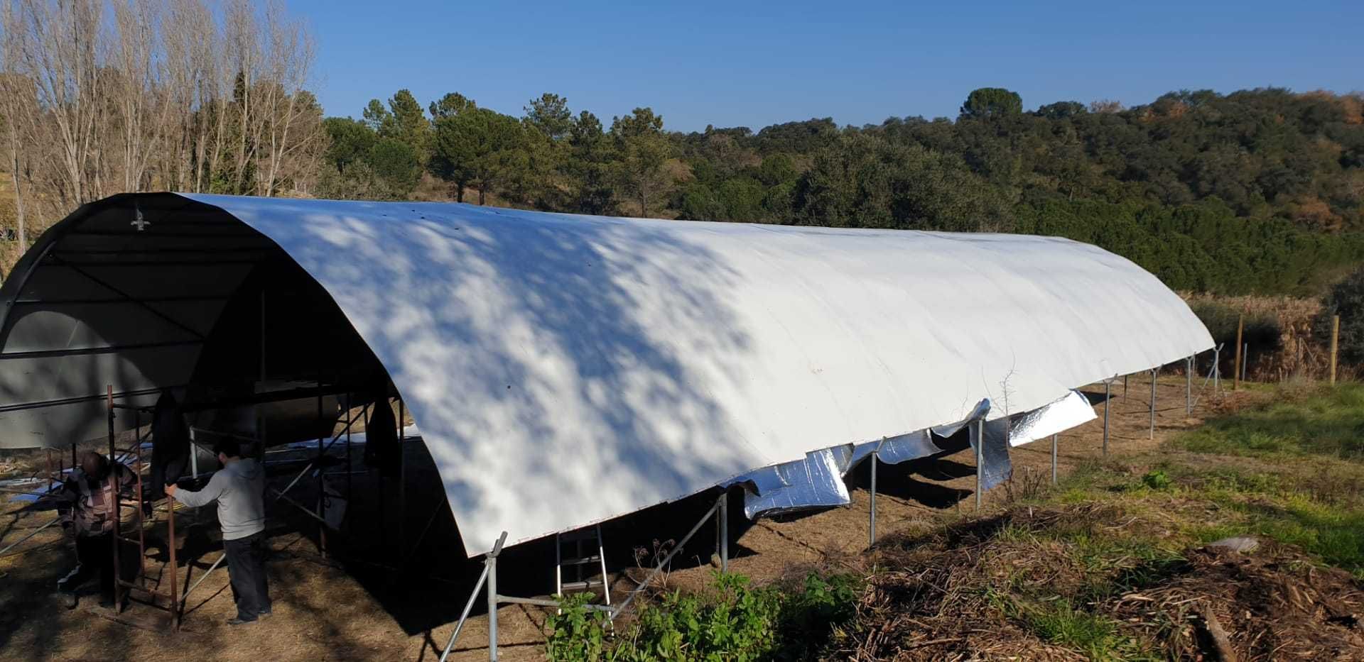 Estufa Agricola Móvel | Macro estufas ou Base Estrutural de Armazém