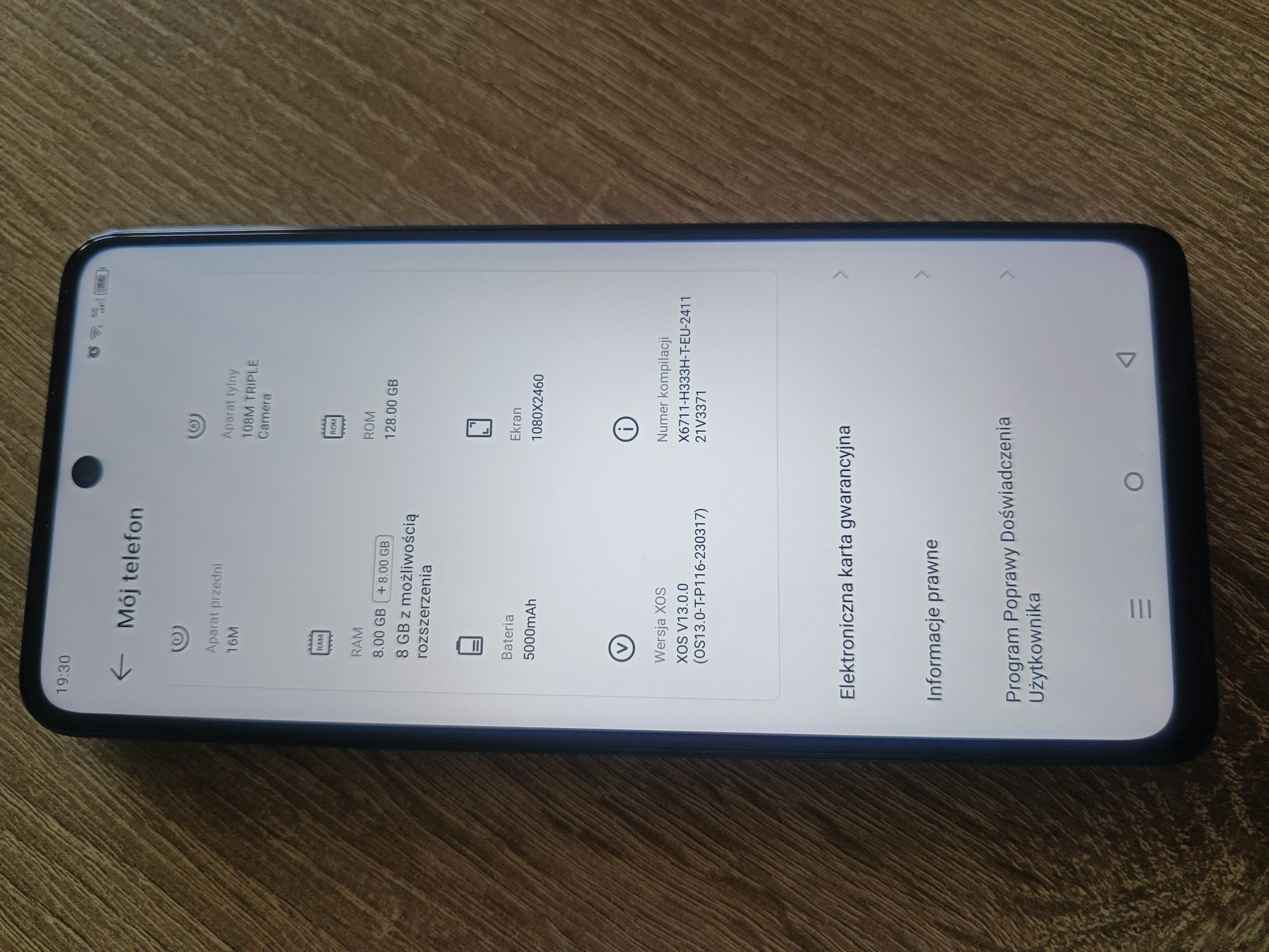 Smartfon Infinix Note 30 5G