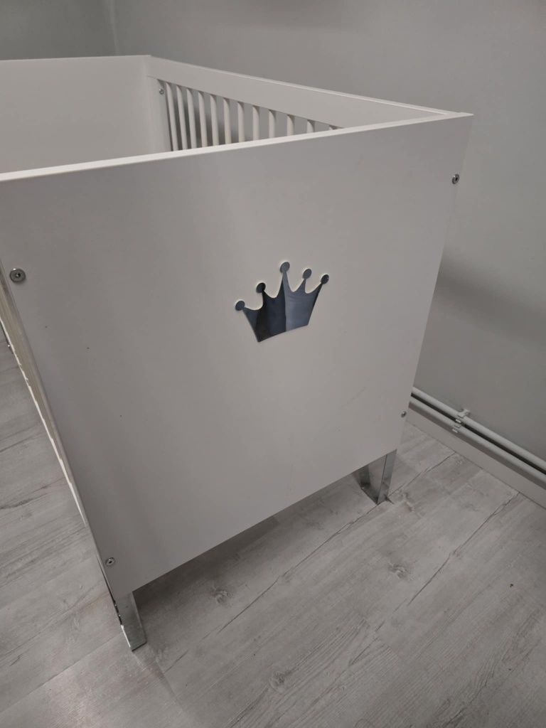 Klupś Łóżeczko Blanka 120x60 białe