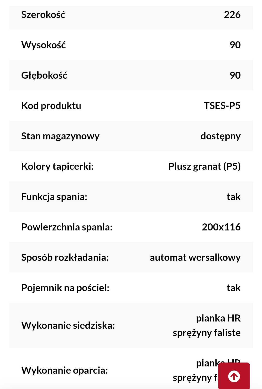 Komplet wypoczynkowy Sofa+ fotel uszak z podnóżkiem