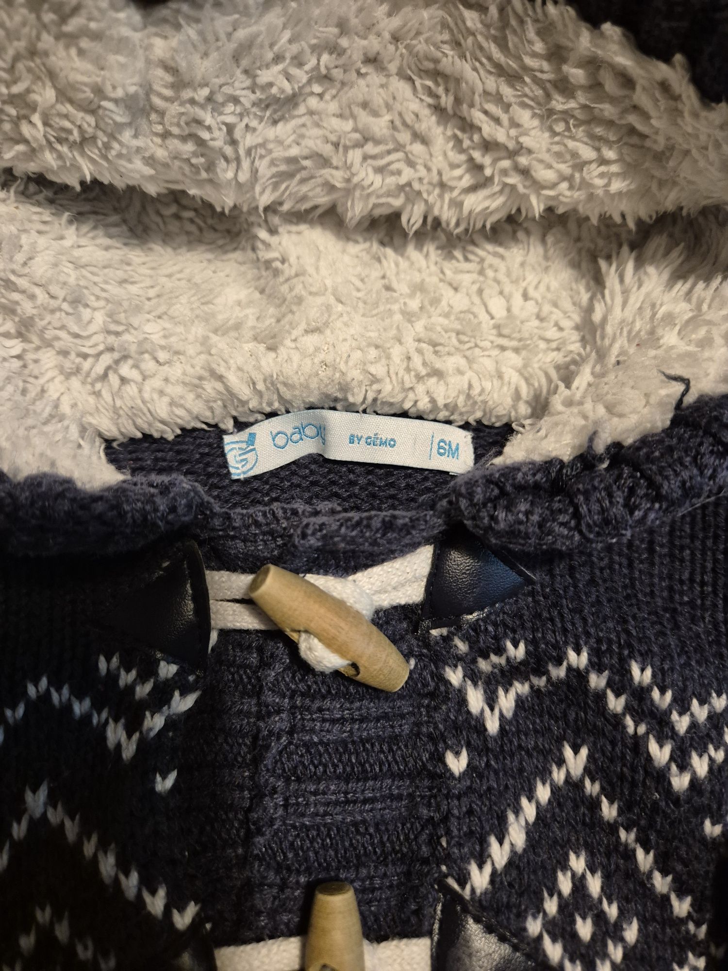 Zestaw bluzka plus sweterek niemowlęcy rozmiar 68.
