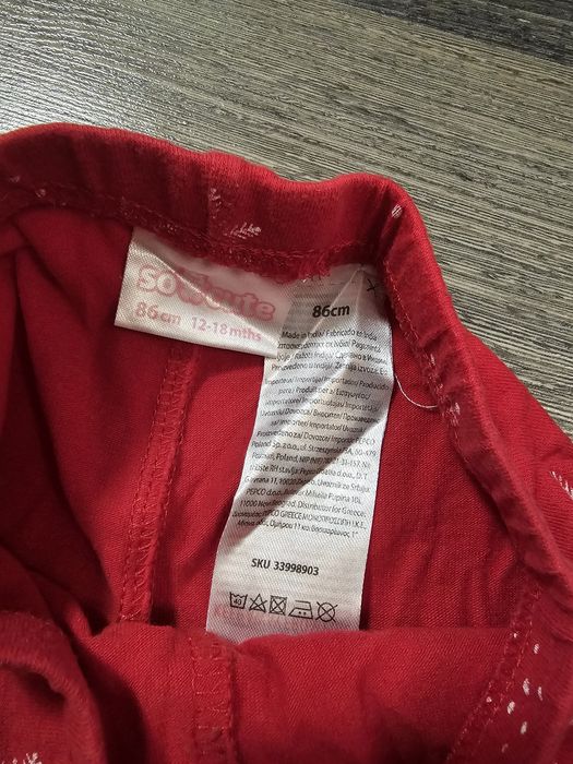 Spodnie legginsy świąteczne renifery