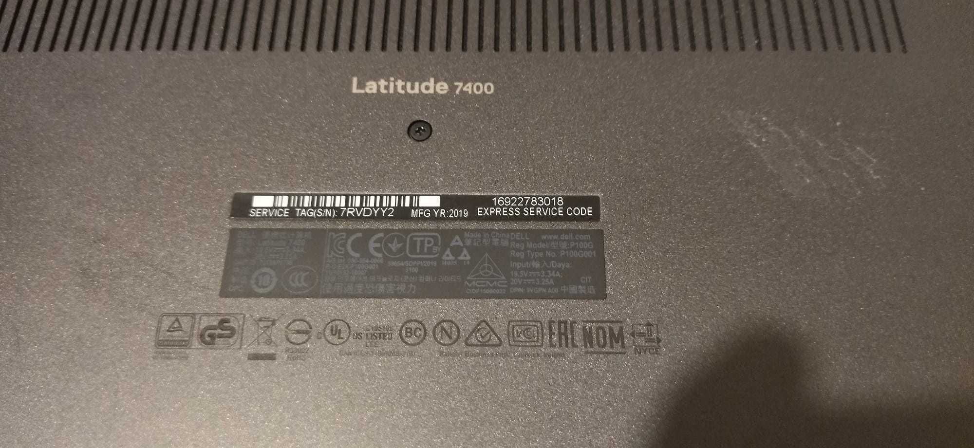 Portátil Dell Latitude 7400