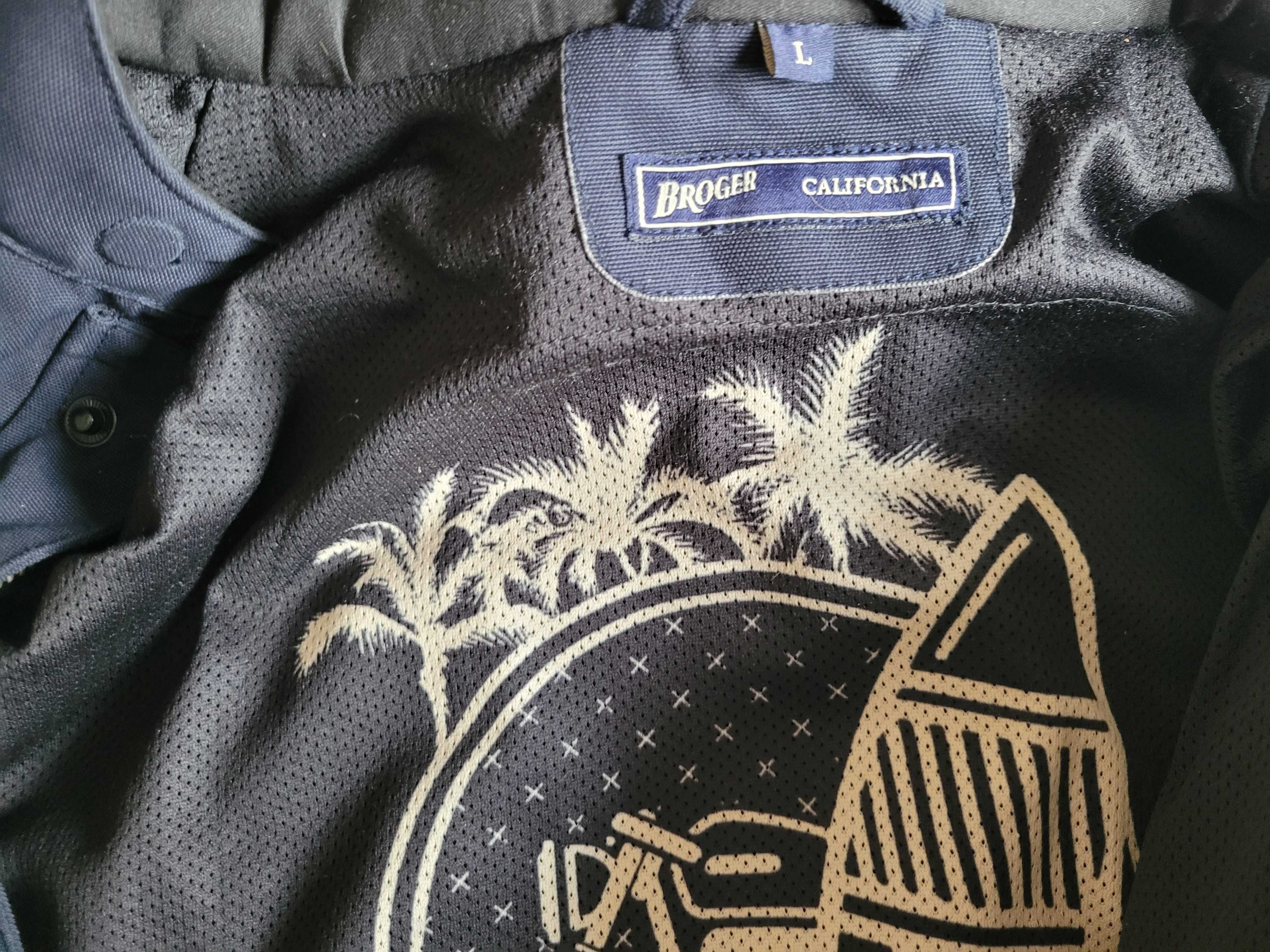 BROGER CALIFORNIA NAVY BLUE tekstylna kurtka motocyklowa męska roz. L