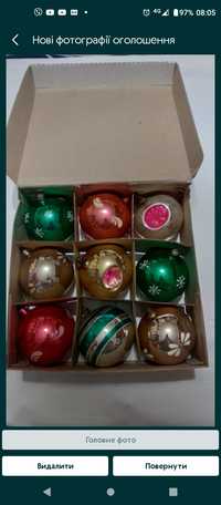 Шари кульки новорічні,набір