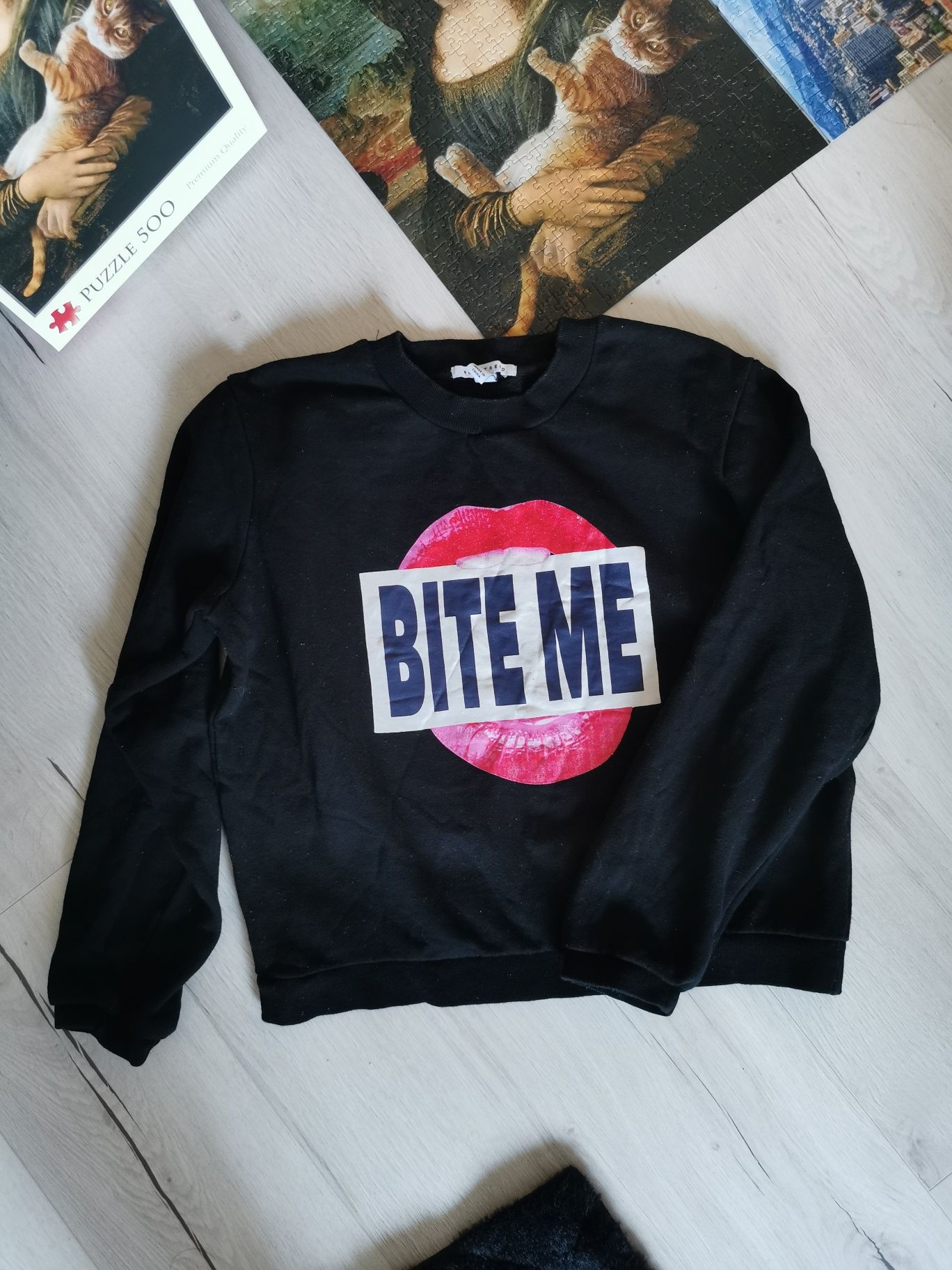 Bluza bite me czarna