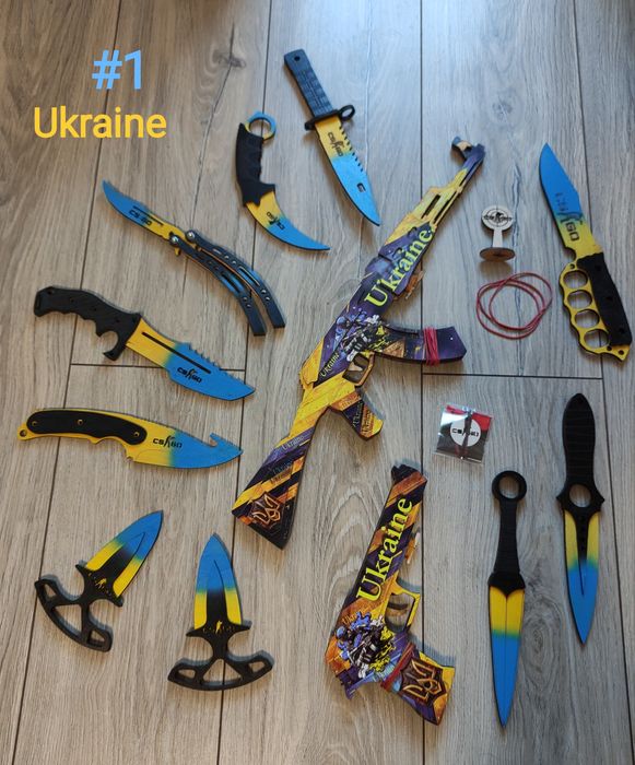 Набір дерев'яної зброї Стандофф 2 Набор деревянного оружия КС:ГО 12шт