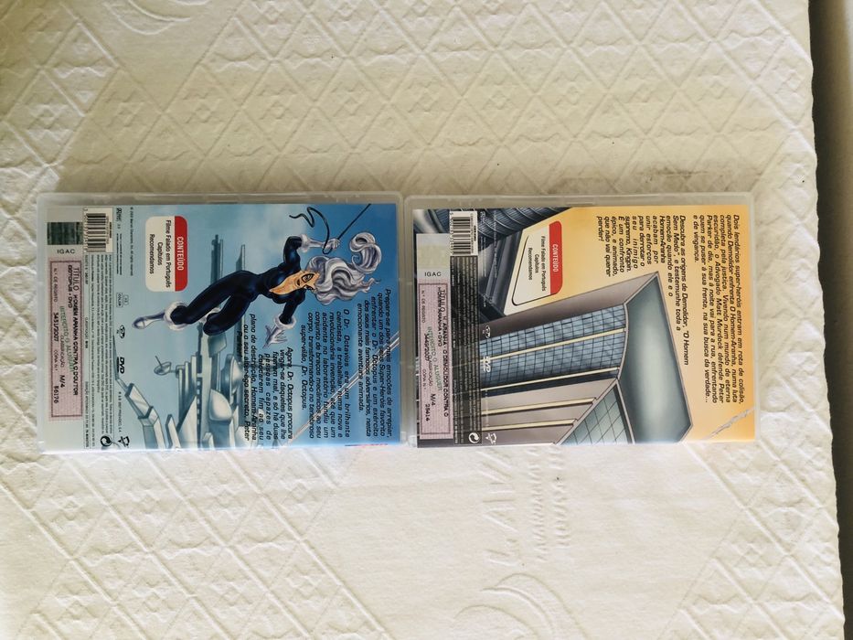 2 filmes de Homem Aranha o 3 e 4