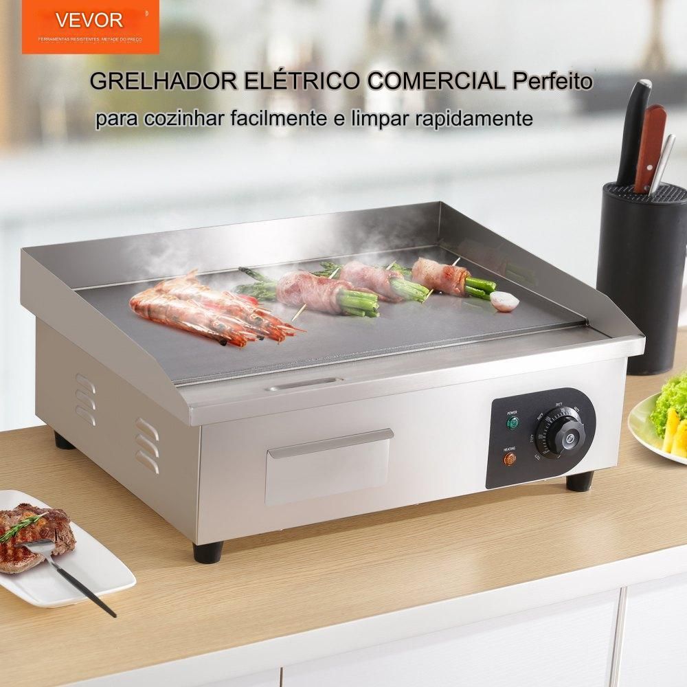 Placa de Grelhador Elétrica 3000W 55cm