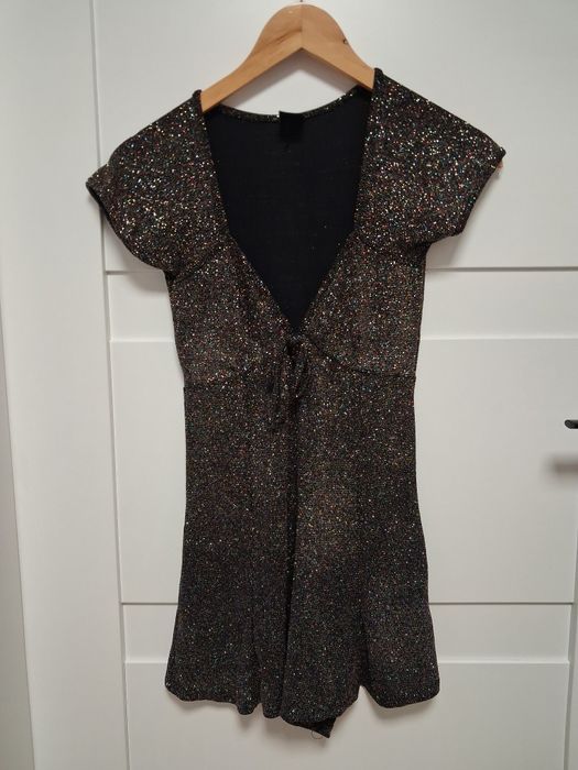 Urban Outfitters kombinezon brokatowy damski XS