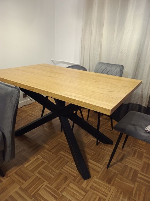 Stylowy stół loftowy,nowy rozkładany do 3 metrów.