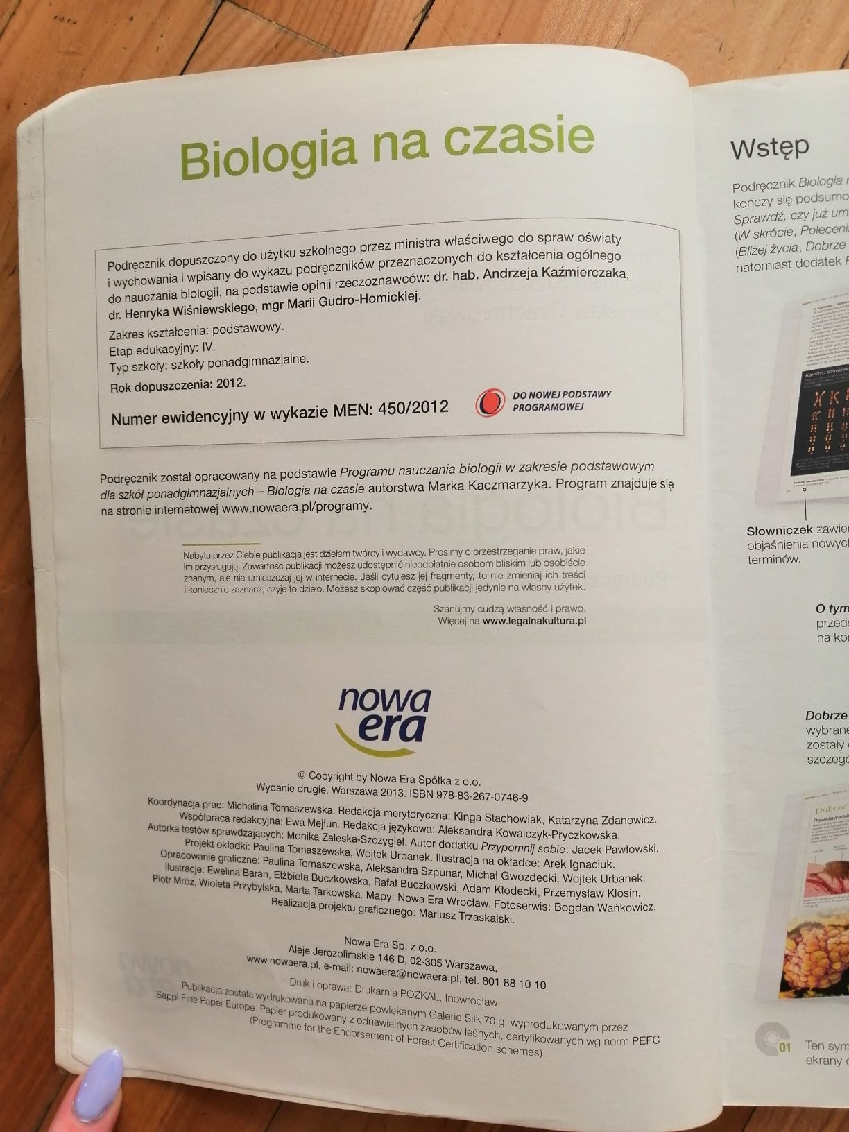 Biologia na czasie - podręcznik