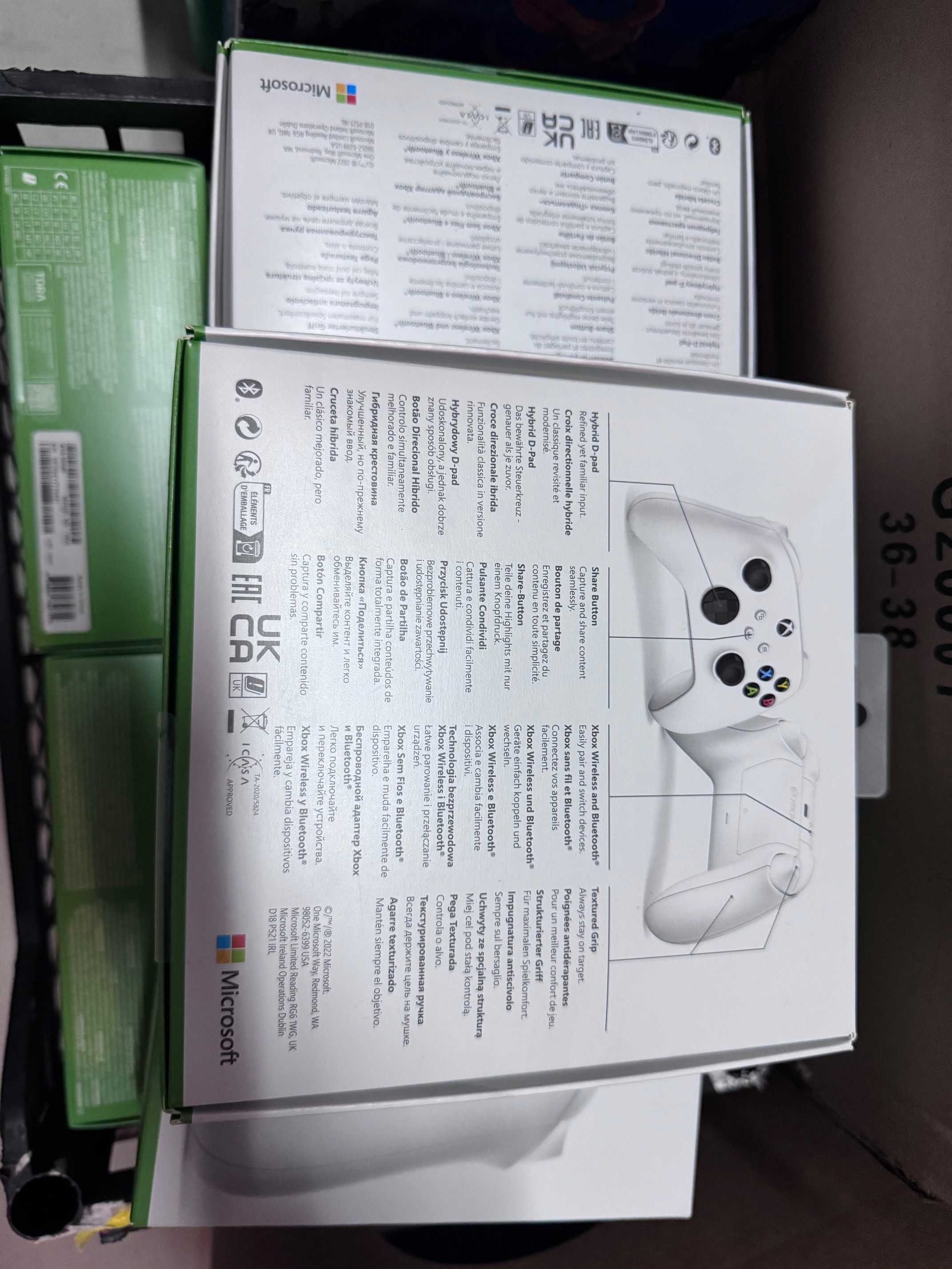 Pad Kontroler bezprzewodowy Xbox Series S / X biały Robot White