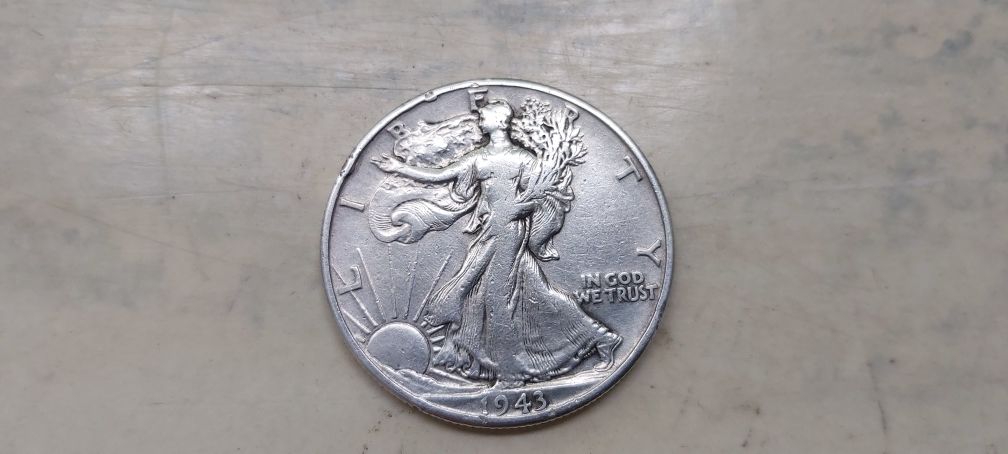 Half Dollar ,,  Walking liberty Half Dollar " emisja  - 1943 r.