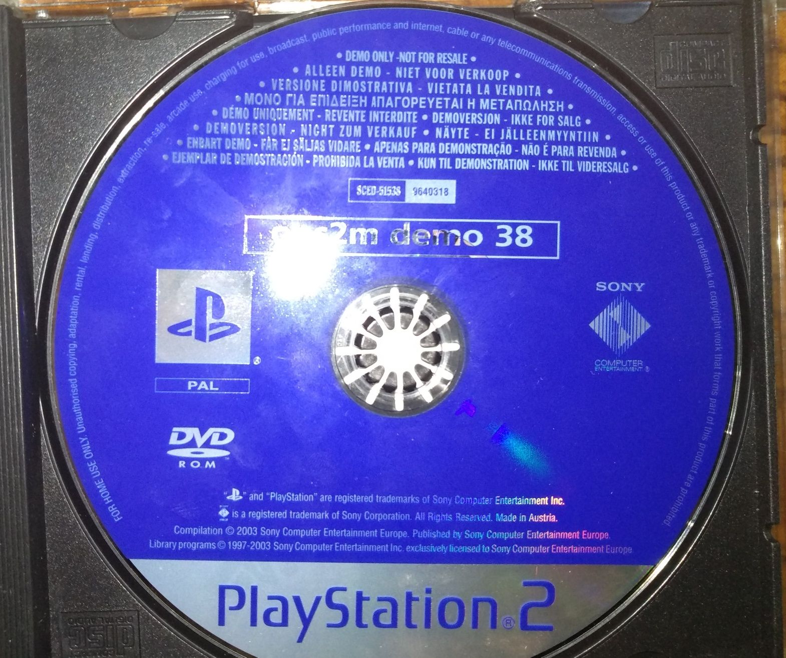 Demo - PlayStation 2 - PS2