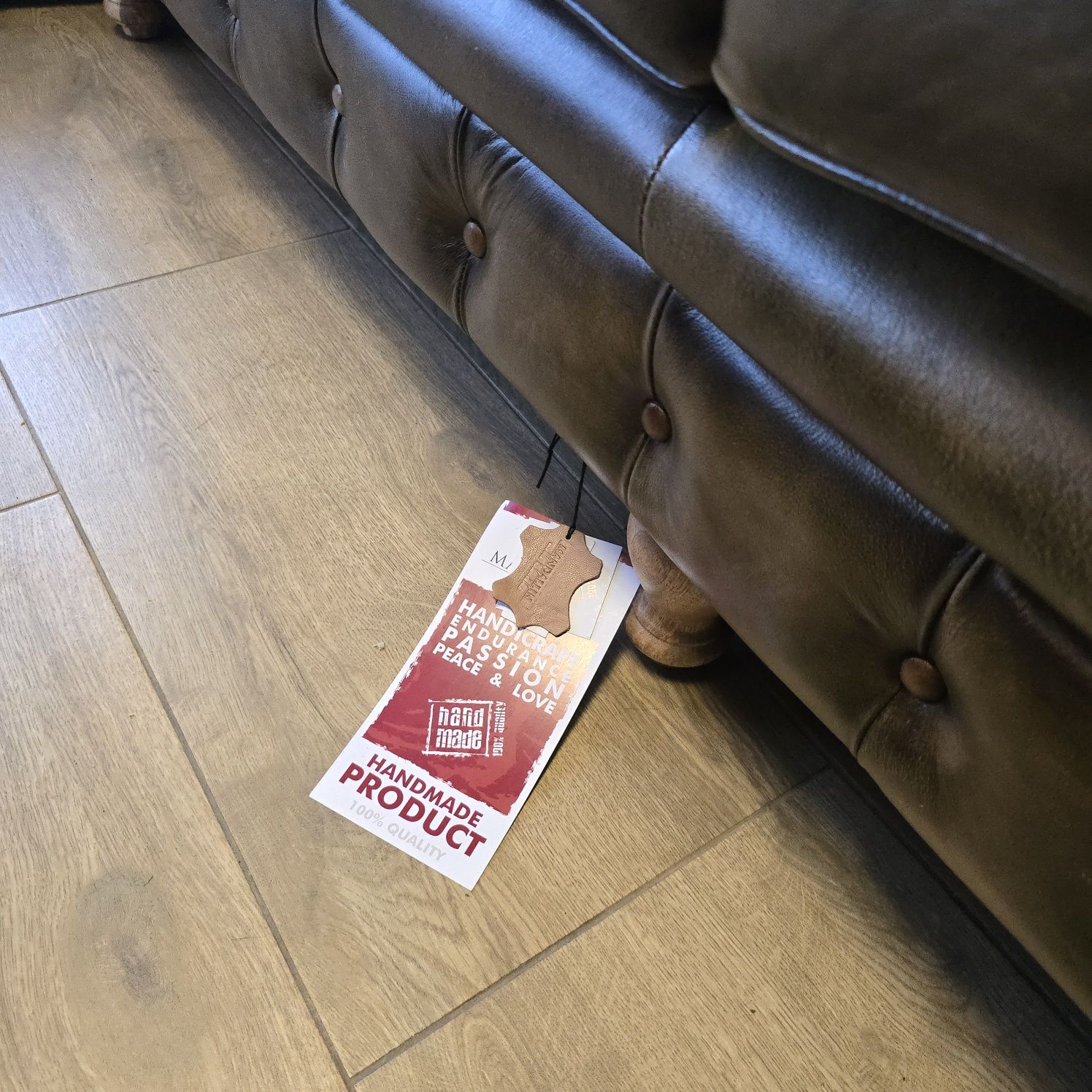 Sofa chesterfield 3 Osobowa Nowa