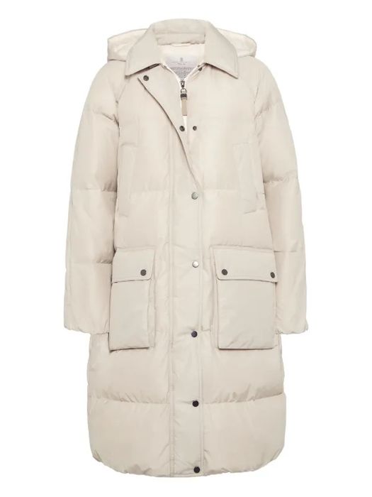 Brunello Cucinelli стеганое пальто с капюшоном 38