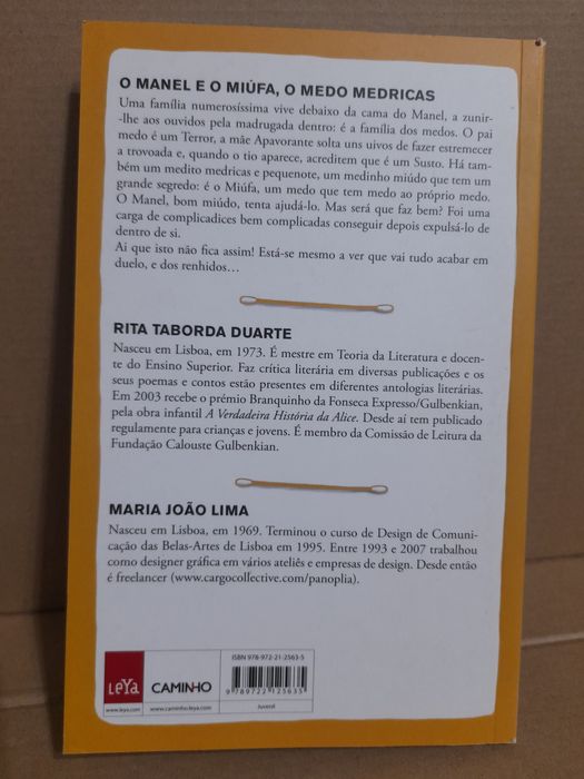 O Manel e o Miúfa, o medo medricas (Rita Taborda Duarte/Maria Lima)