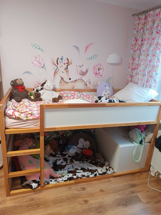 Łóżko piętrowe Ikea Kura