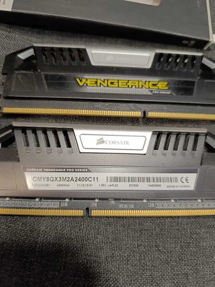 Модули памяти Corsair DDR3 16Gb (4планки х 4Gb) Vengeance 2400 Mhz