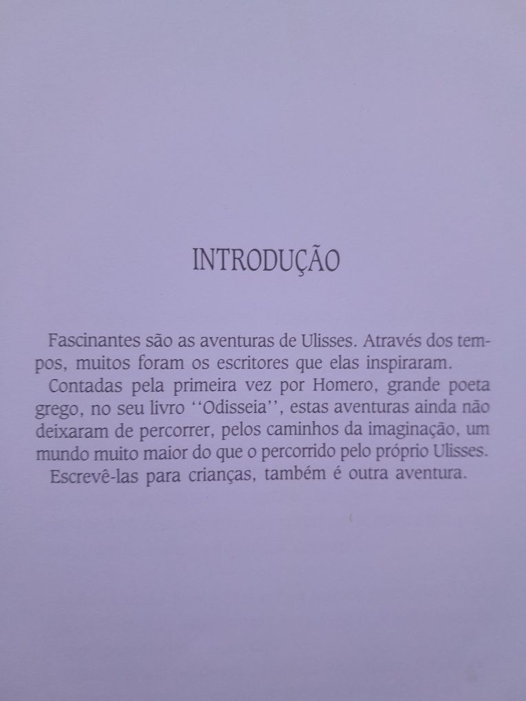 Livro "Ulisses" (editora ASA)