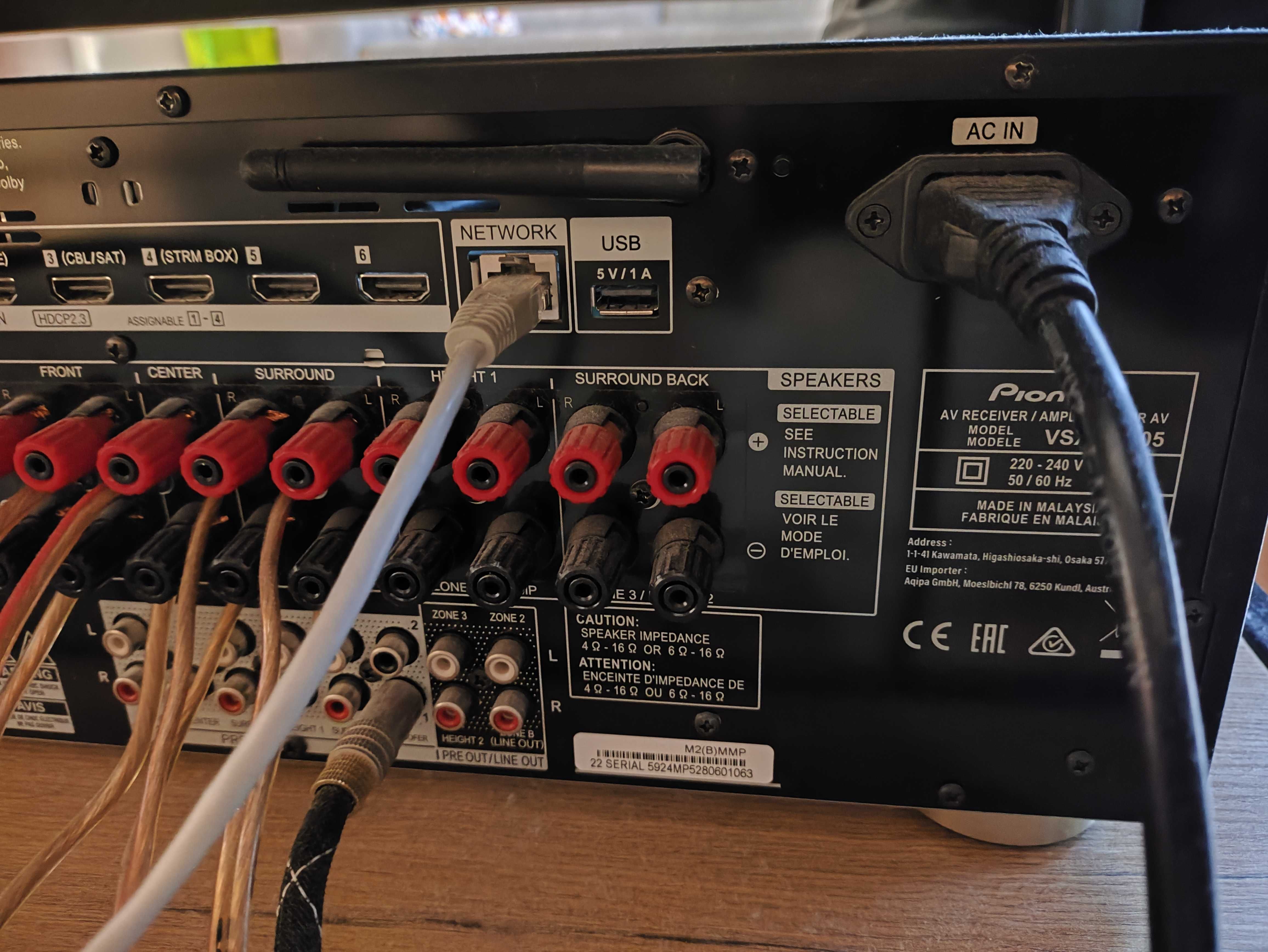 Amplituner Pioneer VSX-LX505 9.2 HDMI DIRAC Atmos