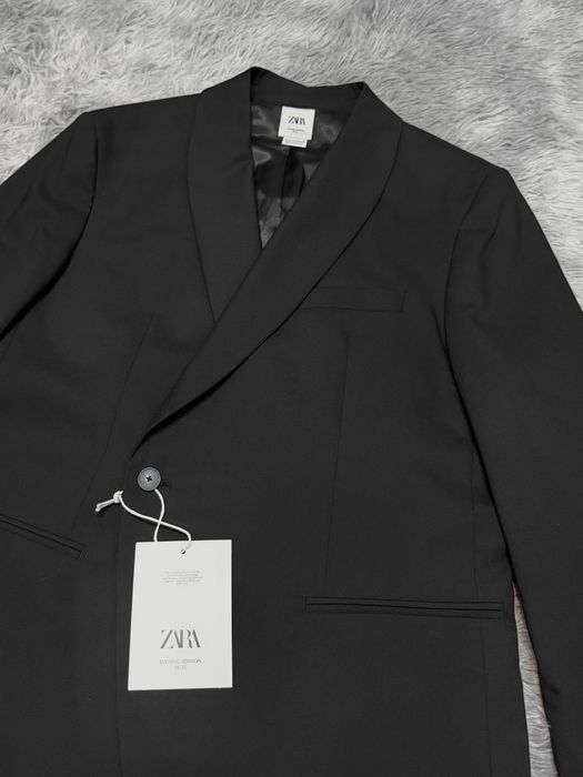 Dwurzędowa Marynarka męska od garnituru z wełny Limited Edition ~ Zara