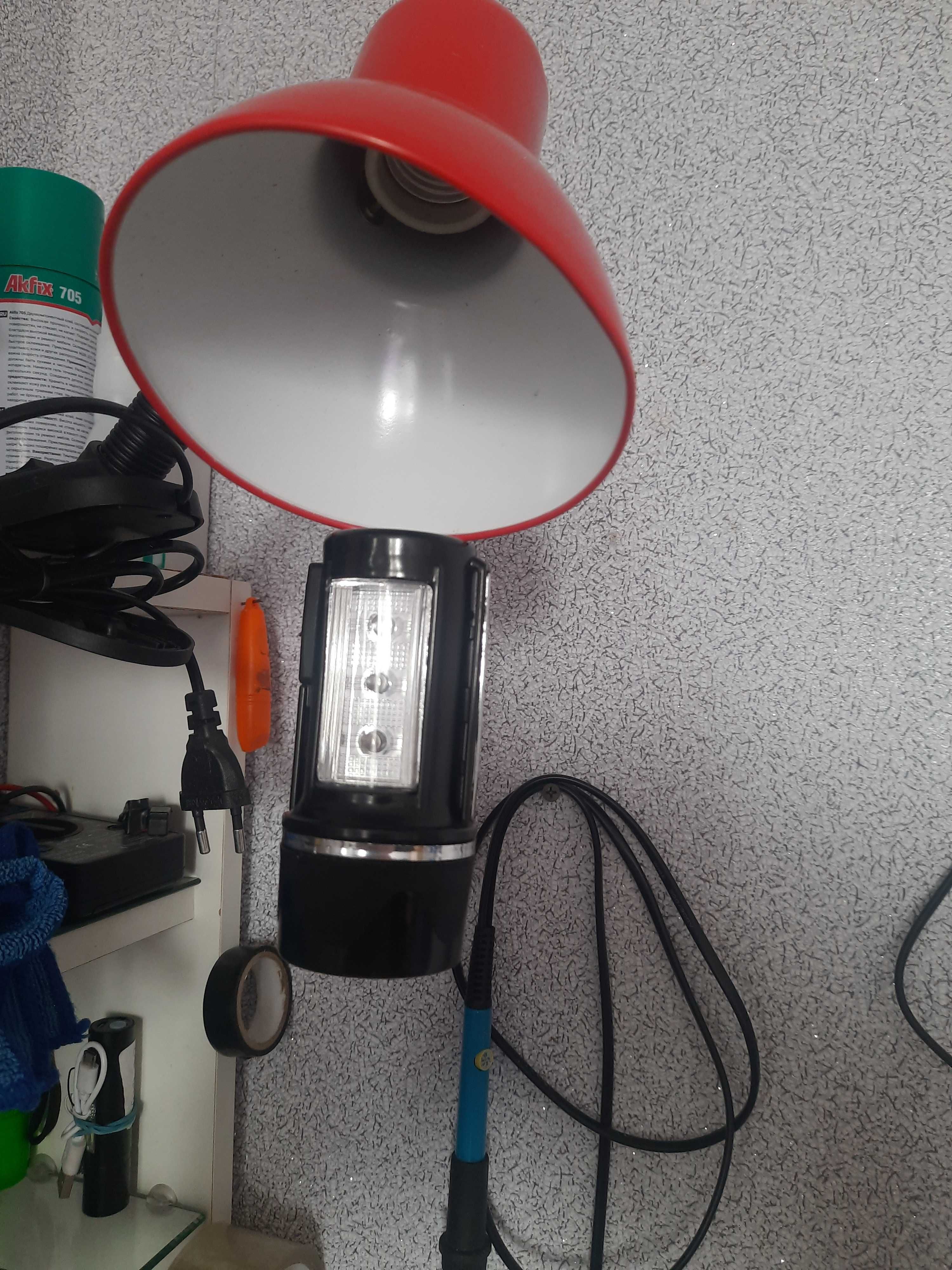 Ліхтарик Luno акумуляторний від мережі з магнітом