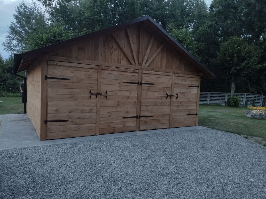 Wiata garażowa 5,5 X6 m