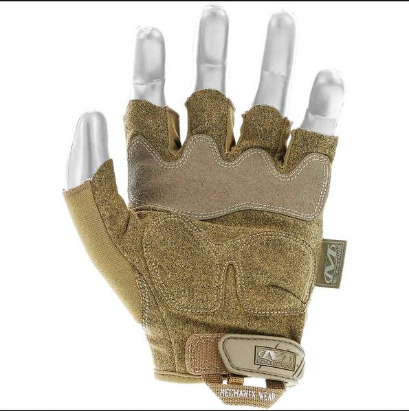 Перчатки тактичні Mechanix M-pact Fingerless Coyote, оригінал