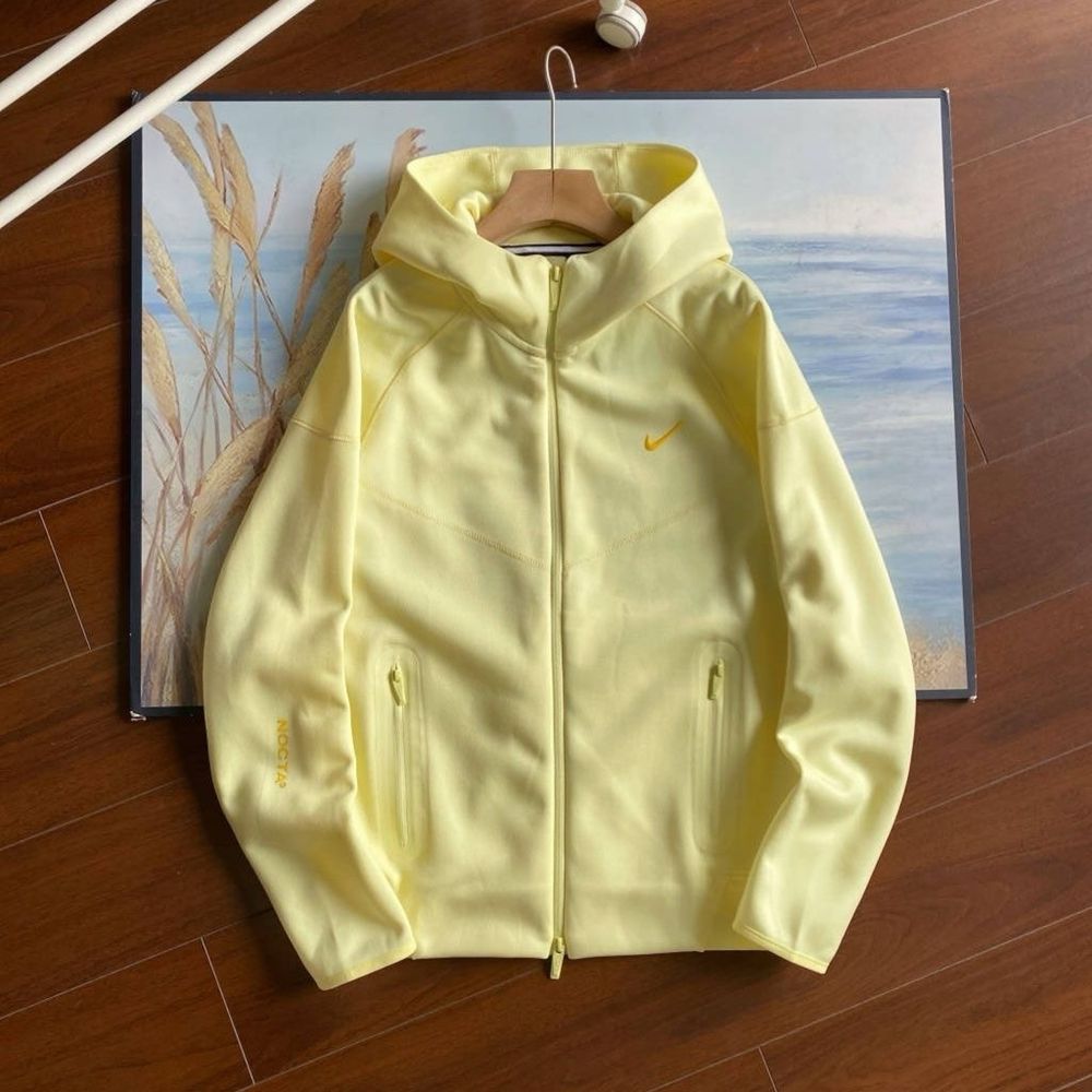 ЖОВТА НОВА Кофта Nocta Nike Tech Fleece Найк теч флис зіпка/світшот