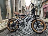 Bicicleta Eletrica HappyRun G60 48V 750W Motos s/ escova 18Ha bateria