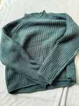 Sweter cieply butelkowa zielen