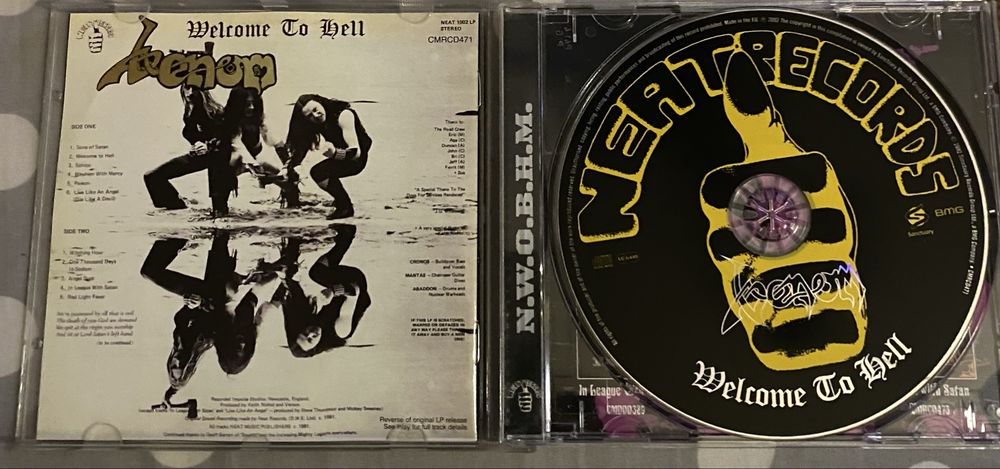 Venom-Welcome To Hell-cd