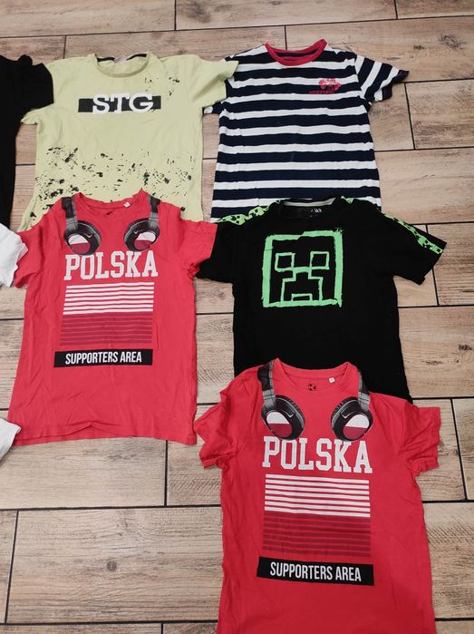 T-shirty 8szt rozm.146
