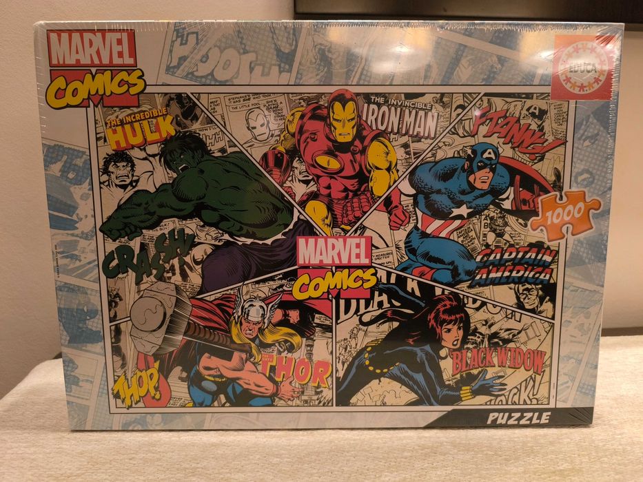 Vendo puzzle Marvel Comics 1000 peças, caixa lacrada