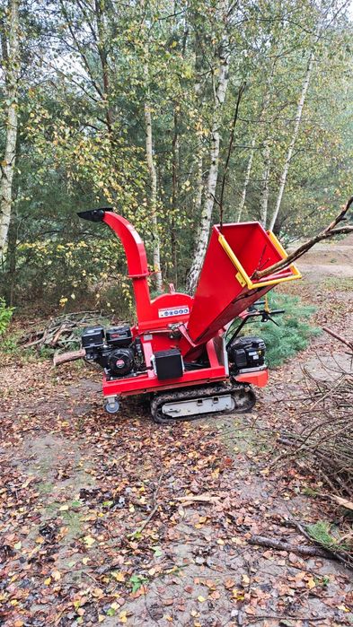 Usługi rębakiem, wycinka drzew