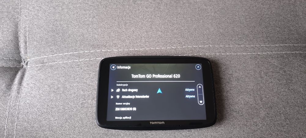 TomTom 620 Professional – podobny do 6250, aktualny Traffic
