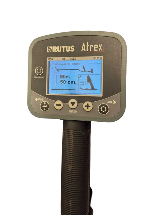Rutus Atrex DD29 – używany wykrywacz metali – stan dobry
